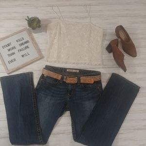 Vintage Scott McClintock Lace Corset Bralette Top